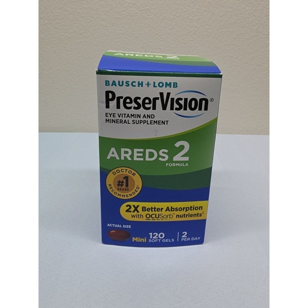 PreserVision Areds2 Eye Vitamin Mineral Supplement 120 Exp 09/2026